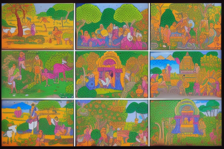 From Mughal Courts to the Hills of Rajasthan-A Journey Through the History of Indian Miniature Paintings-featured-img-1